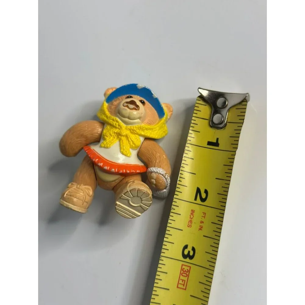 VTG 1984 Cabbage Patch Kids Furskins Bear Figurine – Poseable, 2.5